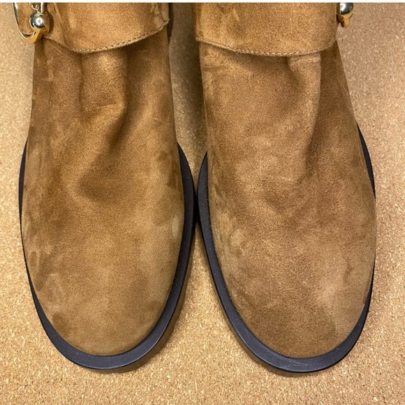 Stuart Weitzman Womens Suede and Neoprene Ankle boots Size 7 - Picture 12 of 16